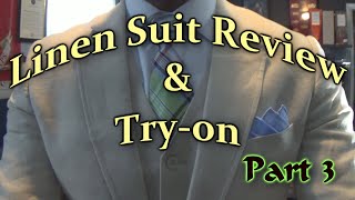 Linen Suit by Tweed Maker Part 3 Tryon and Styling [upl. by Ainavi]