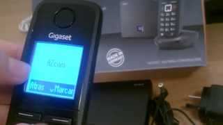 Caracteristicas y uso del teléfono IP Gigaset A510 IP [upl. by Bartholemy857]