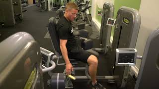 How to use the hip adductor machine [upl. by Sigismond]