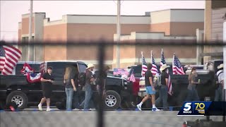 Edmond students standing up to school officials after they said they weren’t allowed to fly flag [upl. by Fronnia209]