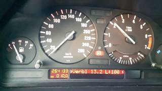 BMW E34 535 0150 Acceleration Przyspieszenie Stock 211hp M30B35 [upl. by Shirleen]