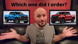 Which Silverado did I order ZR2 or Trail Boss 2022 Refreshed Chevy Silverado [upl. by Iey]