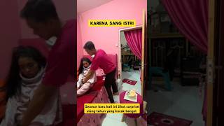 momen lucu ketika suami kasih surprise ulang tahun istri nya ‼️ngakak lucu ulangtahun surprise [upl. by Eugatnom]