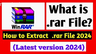 How to install winrar file on windows 10Extract Rar File in windows 10windows10 winrar [upl. by Belac867]