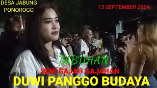 LIVE STRAIMING SENI GAJAH DUWI PANGGO BUDAYA DESA JABUNG MLARAK PONOROGO 13 SEPTEMBER 2024 [upl. by Trixie]