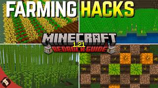 ULTIMATE FARMING METHODS For Crops  Plants  Minecraft Bedrock Guide 121 EP14 [upl. by Enniroc581]