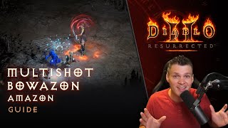 Diablo II Resurrected  Multishot Bowazon Amazon Guide [upl. by Remy]