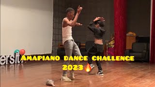 Kilimanjaro dance Challenge 🔥 Amapiano India 🇮🇳 marwadiuniversity [upl. by Halsey]