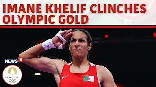 Imane Khelif Wins Gold At The Paris Olympics 2024  Boxing Paris Olympics 2024 News  N18G [upl. by Yslek]