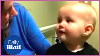 Deaf child hears for the first time [upl. by Alica310]