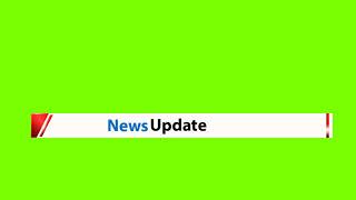 News Update LowerThird Green Screen Free [upl. by Nahtanaj]