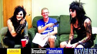 Black Veil Brides Interview 3 Jinxx amp Jake Pitts Warped Tour 2011 [upl. by Vittoria]