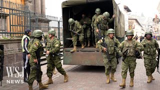 Ecuador Declares State of Emergency After Drug Lord Escapes Prison  WSJ News [upl. by Ynabe]