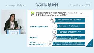 Climate policy implementation  Open Forum 2023  worldsteel [upl. by Jozef]