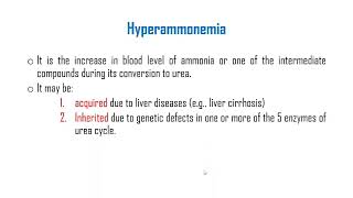 Blood ammonia sources fate mechanism and symptoms of ammonia intoxication hyperammonemia [upl. by Radbun]