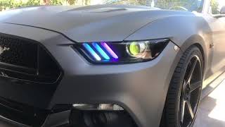 20152017 Ford Mustang flow series DRL Boards [upl. by Ettezel]