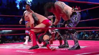 La Parka Octagón Jr amp Garza Jr vs El Mesías Brian Cage amp Texano Jr Lucha Libre AAA Worldwide [upl. by Roe]