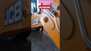 JCB BREAKER KIT FIXING HEAVY MACHINE [upl. by Enahsed]