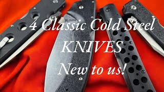 Cold Steel  Our First Look at 4 Classics csknives Jimislash [upl. by Ferguson]