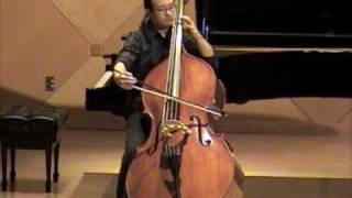 Prelude and Fugue for solo double bass [upl. by Assirram]