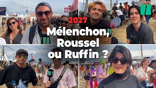 Mélenchon Roussel ou Ruffin pour 2027  À la fête de l’Huma leurs cœurs balancent [upl. by Vaientina243]