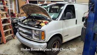 HydroBoost Replacement 2000 Chevy Express 2500 Video1 Hydroboost autorepair [upl. by Aneeles]