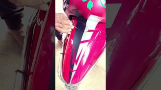 Yamaha fascino New modified sorts youtubeshorts yamahabikes yamaha yamahalover [upl. by Eshman]