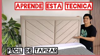 TUTORIAL CABECERA de cama  Como hacer Respaldo Cabeceira🛋️ [upl. by Nellek]