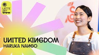 Haruka Nango United Kingdom  2024 World Latte Art Championship  Round 1 [upl. by Halbeib641]