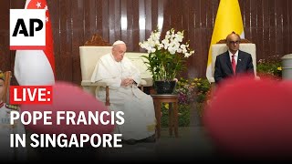 LIVE Pope Francis speaks at the National University of Singapore [upl. by Pepi]