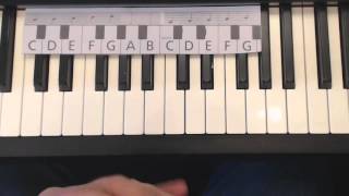 Pianoles 02 Gratis playalong pianomethode Gratis online pianocursus voor beginners [upl. by Myrwyn]