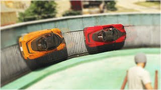 EXTREME WALLRIDE OF DEATH GTA 5 Online Stunts [upl. by Compte]