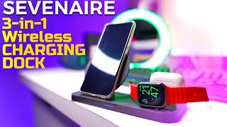 SEVENAIRE 3in1 Wireless Charging DockULTIMATE REVIEW Get Rid of The Clutter [upl. by Ynohtnanhoj870]