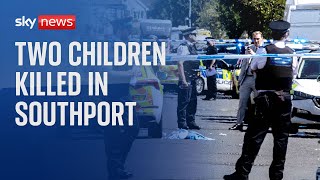 Southport stabbings Two children killed and six in critical condition after major incident [upl. by Laikeze518]