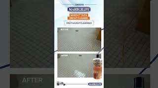 Ultimate Tile amp Grout Cleaning Solution MARBLELIFE® Maxout Deep Grout Cleaner [upl. by Dore]