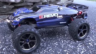 Traxxas 118 ERevo VXL Integy Shock Springs Test [upl. by Elise]