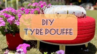 DIY Tyre Pouffe [upl. by Eak344]