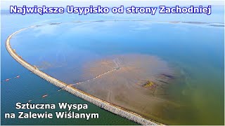 Wyspa Estyjska  Coraz więcej lądu Budowa Wyspy na Zalewie Wiślanym [upl. by Drolyag]