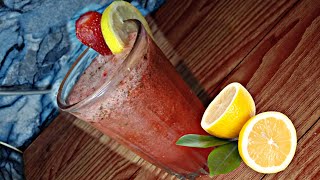 The EASIEST amp BEST Strawberry Mojito Recipe [upl. by Yednarb]