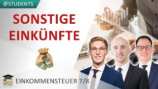 Sonstige Einkünfte §§ 22 23 EStG Renten amp private Veräußerungsgewinne  Einkommensteuer 78 [upl. by Ahsennek]