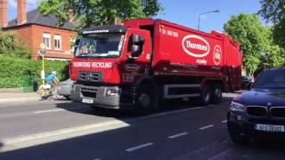 Thorntons Recycling Renault Drives Past [upl. by Gilliette]