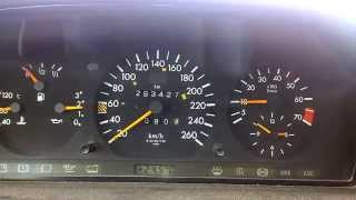 Mercedes W124 E320 acceleration manual 5 speed [upl. by Marten]