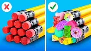 💡 Amazing School Hacks amp DIYs You Need To Try ✏️🏫 [upl. by Sally561]