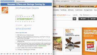 Home Depot Coupon Code 2013  How to use Promo Codes and Coupons for HomeDepotcom [upl. by Aborn]