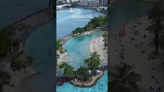 Brisbane south bank drone shots [upl. by Eelnayr]