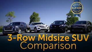 2020 3Row Midsize SUV Comparison  Kelley Blue Book [upl. by Hauser]