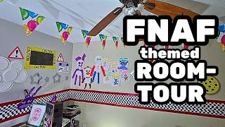 TOUR Of My FNAF THEMED ROOM [upl. by Witty894]