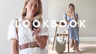 SUMMER LOOKBOOK 2021  EFFORTLESSLY CHIC OUTFIT IDEAS [upl. by Leinod33]