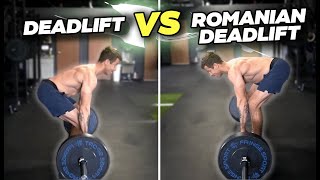 DEADLIFT vs ROMANIAN DEADLIFT RDL  Differences amp When to Use Each [upl. by Miche]