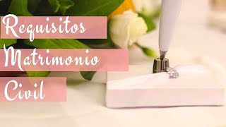 Requisitos para Matrimonio Civil en Colombia [upl. by Aicenra]